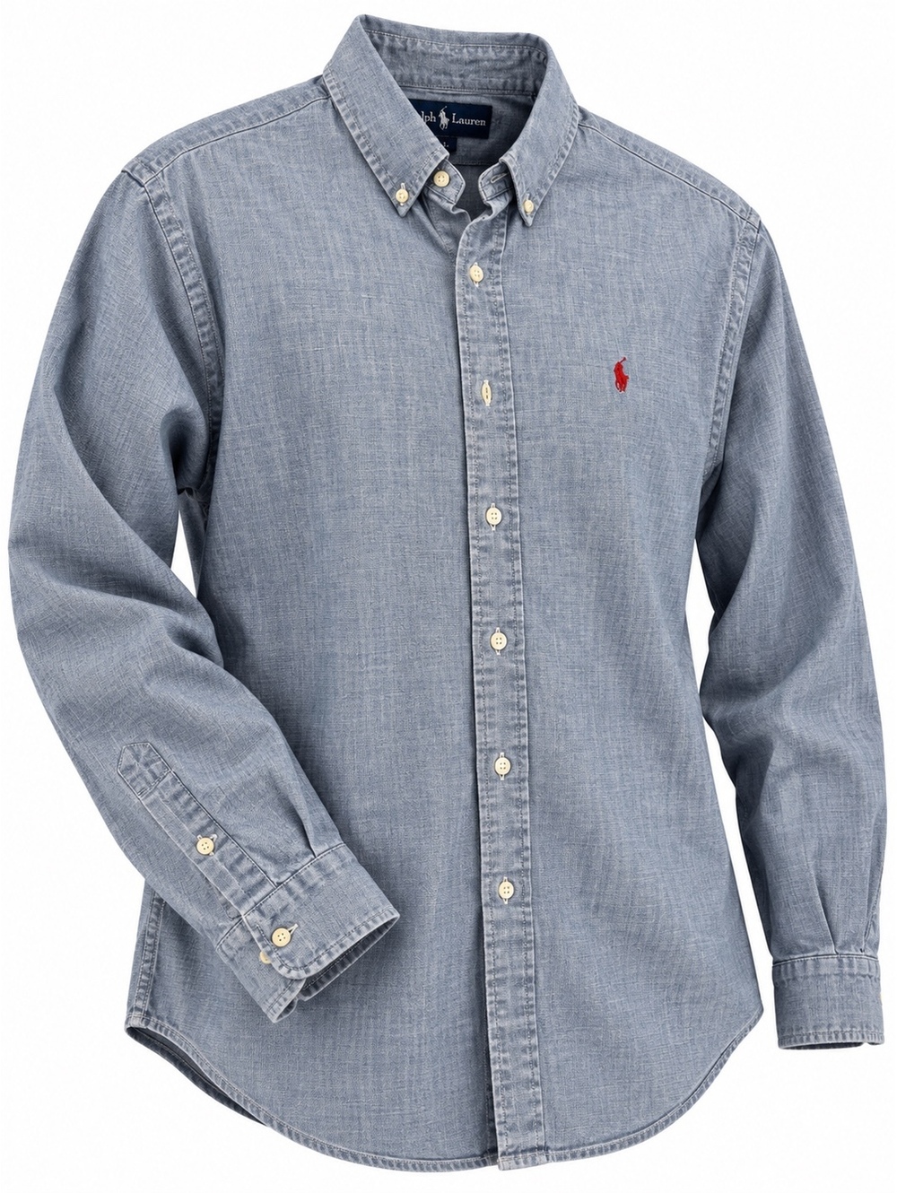 Vintage Ralph Lauren Classic Fit Oversized Denim Buttondown Y2K Luxury XXL